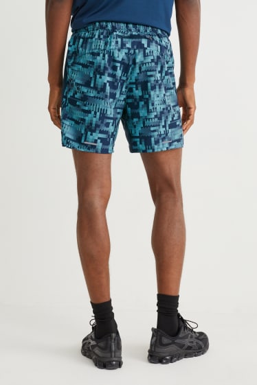 Herren - Funktions-Shorts  - blau / dunkelblau