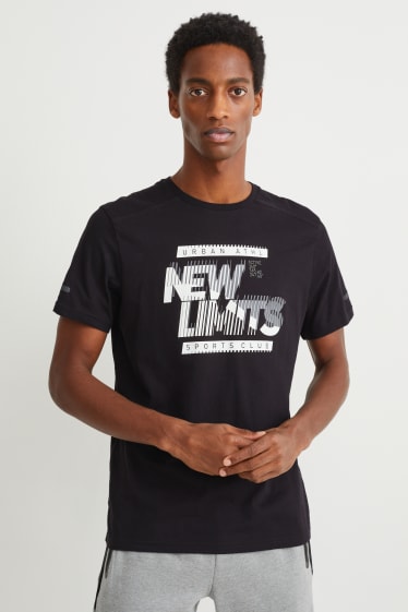 Heren - Sportshirt - zwart