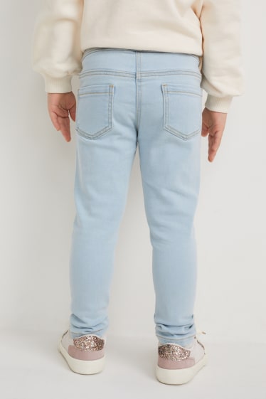 Enfants - Lot de 2 - jegging jean - jean bleu clair