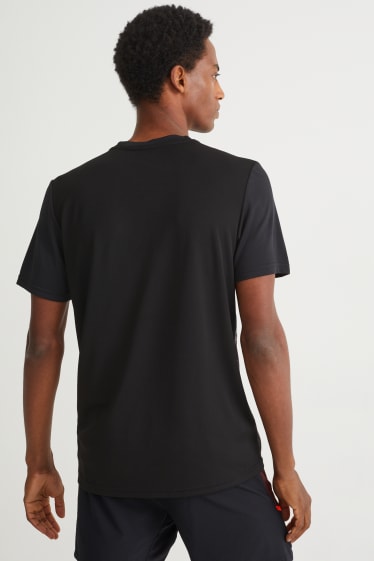 Heren - Sportshirt - zwart / wit
