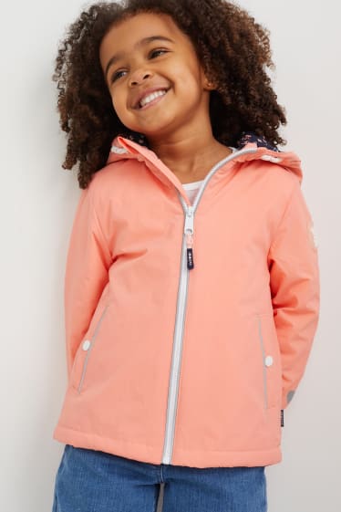 Kinder - Jacke mit Kapuze - pink