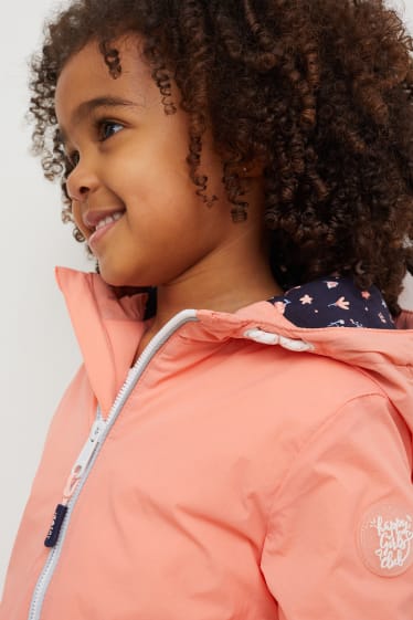 Kinder - Jacke mit Kapuze - pink