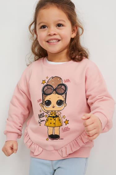 Enfants filles - L.O.L. Surprise - sweat - corail