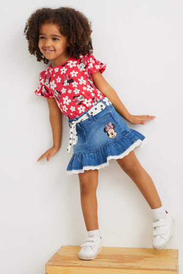 Bambini - Minnie - gonna in jeans - jeans blu