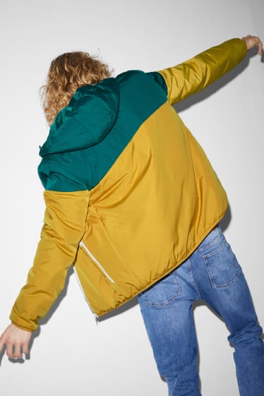 Men - Jacket with hood - yellow