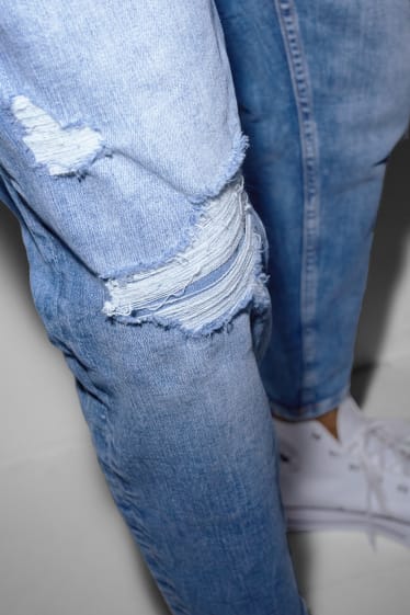 Pánské - Carrot jeans - LYCRA® - džíny - světle modré