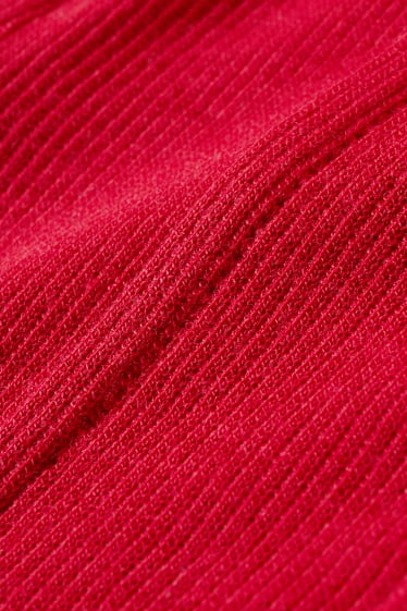 Dames - CLOCKHOUSE - kort T-shirt - rood