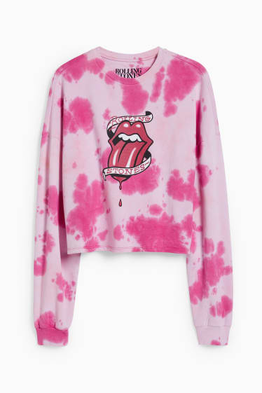 Damen - CLOCKHOUSE - Sweatshirt - Rolling Stones - pink