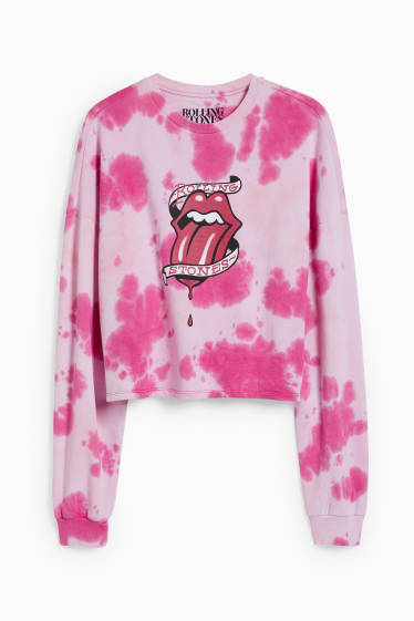 Mujer - CLOCKHOUSE - sudadera - Rolling Stones - fucsia