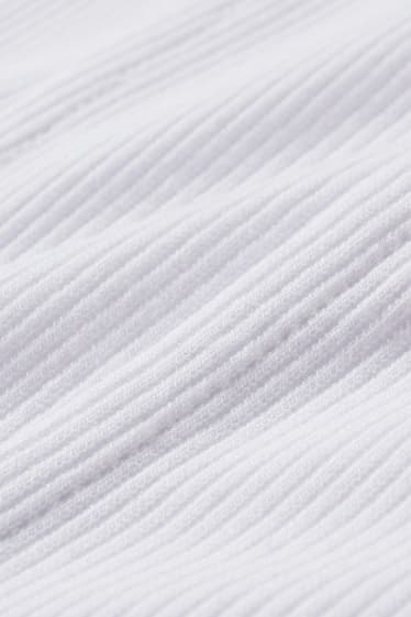 Dona - CLOCKHOUSE - samarreta crop - blanc
