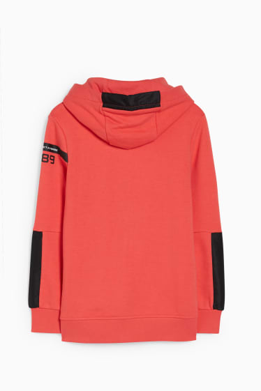 Children - Zip-through sweatshirt - augmented reality motif - red
