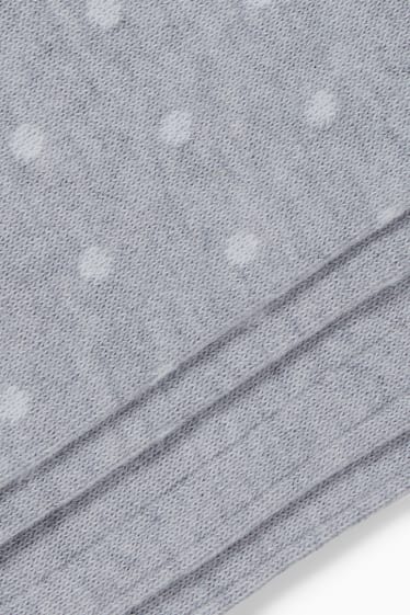 Mujer - Pack de 3 - calcetines tobilleros - gris claro