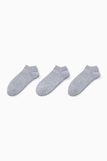 Dona - Paquet de 3 - mitjons turmellers - gris clar