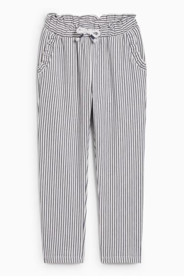Enfants filles - Pantalon - à rayures - blanc crème