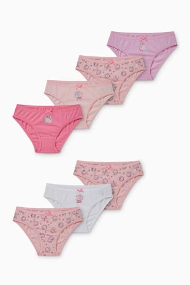 Enfants filles - Lot de 7 - Peppa Pig - culottes - rose