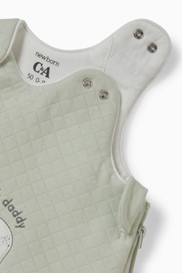 Baby Jungen - Baby-Schlafsack - 0-6 Monate - mintgrün