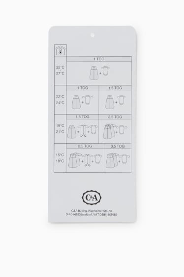 Miminka - Spací pytel pro miminka - 0–6 měsíců - sněhobílá