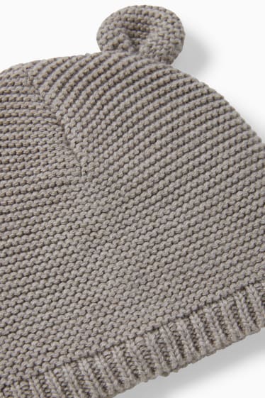 Neonati - Berretto neonati - beige chiaro