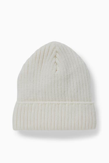 Unisex - Berretto neonati - bianco crema