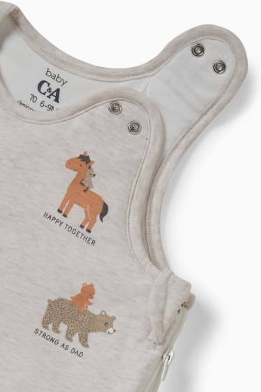 Bebés - Saco de dormir para bebé - 6-18 meses - beige claro