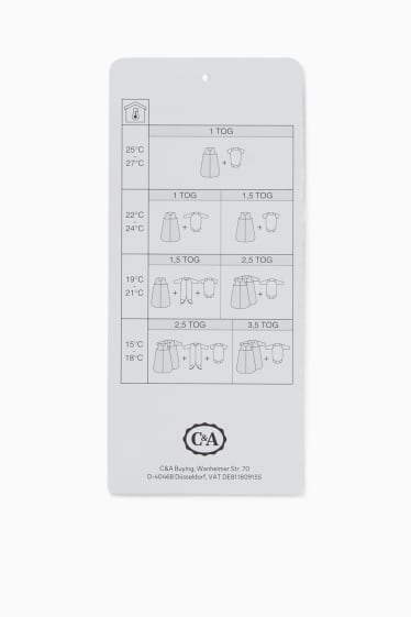 Miminka - Spací pytel pro miminka - 6–18 měsíců - světle béžová