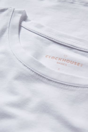 Dames - CLOCKHOUSE - Recover™ - T-shirt - wit