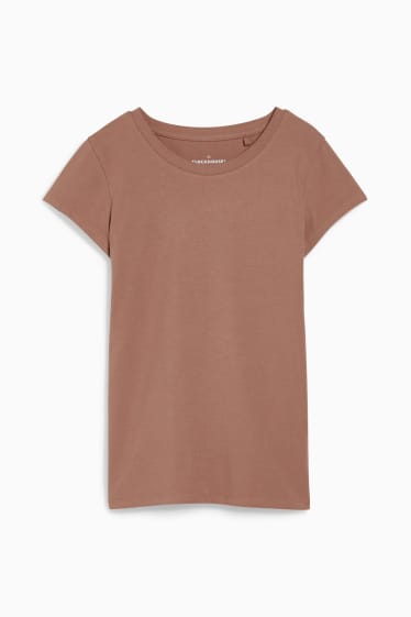 Donna - CLOCKHOUSE - Recover™ - t-shirt - marrone chiaro