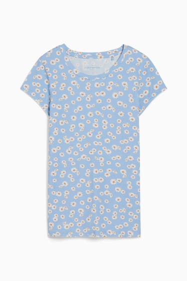 Dames - CLOCKHOUSE - T-shirt - lichtblauw