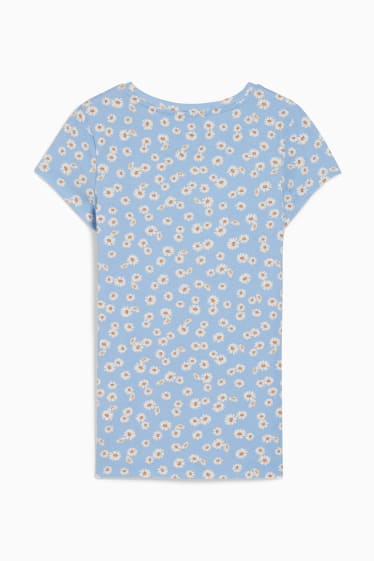 Dames - CLOCKHOUSE - T-shirt - lichtblauw