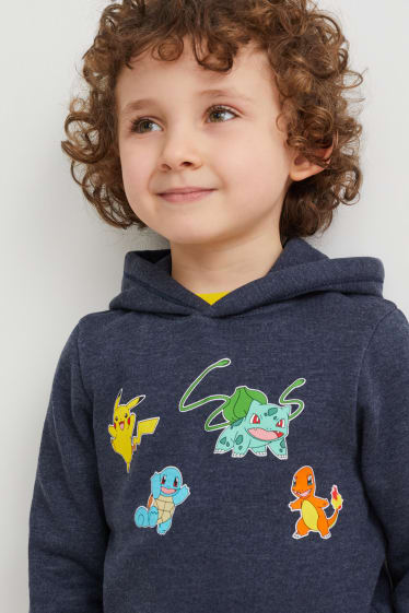 Bambini - Felpa con cappuccio - Pokémon - blu scuro