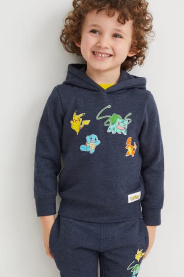 Enfants - Sweat à capuche - Pokémon - bleu foncé