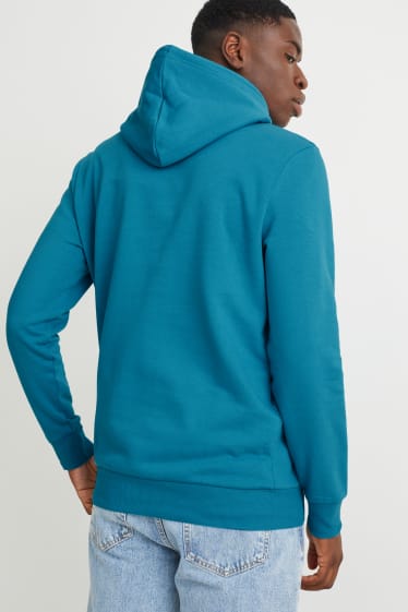 Hommes - Sweat à capuche - turquoise foncé