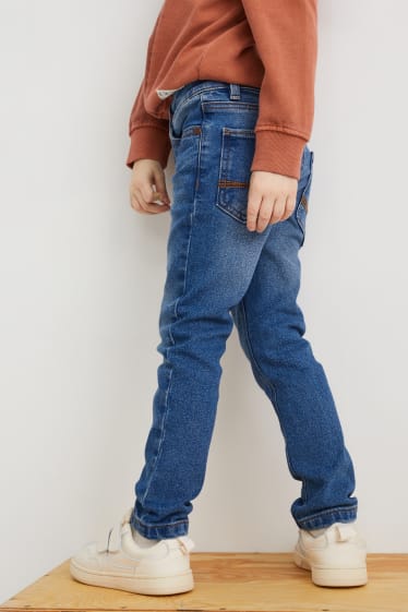 Enfants - Lot de 3 - skinny jeans - bleu chiné