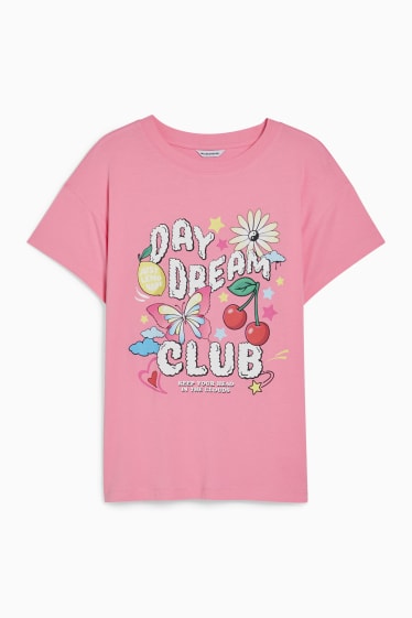 Adolescenți și tineri - CLOCKHOUSE - tricou - roz