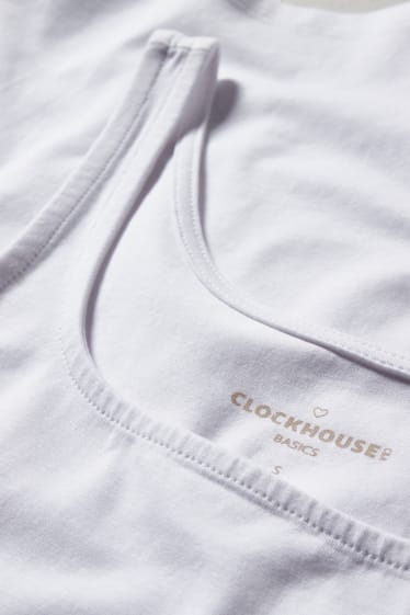 Damen - CLOCKHOUSE - Recover™ - Top - weiss