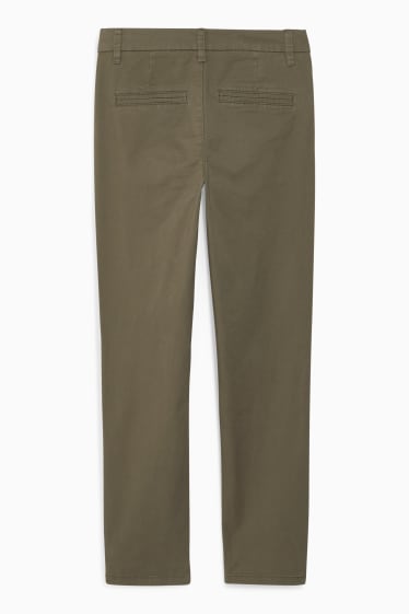 Damen - Chino - Mid Waist - grün