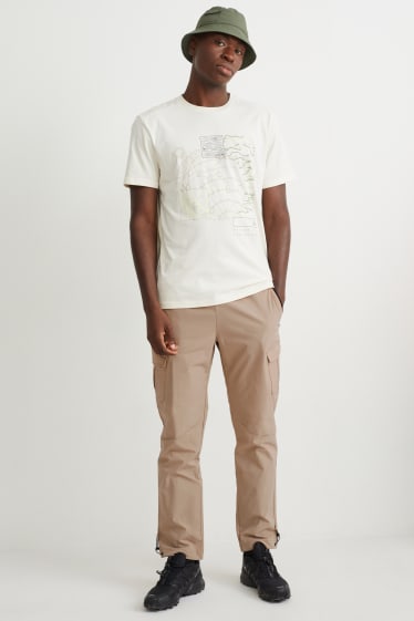 Men - Technical trousers - 4 Way Stretch - taupe