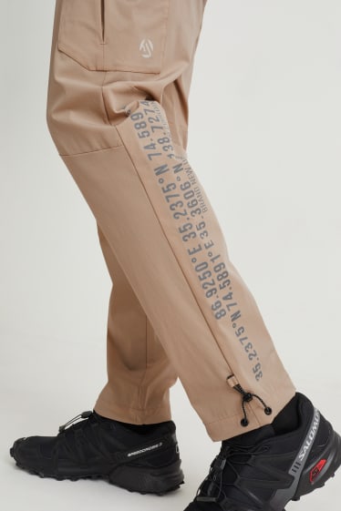 Men - Technical trousers - 4 Way Stretch - taupe