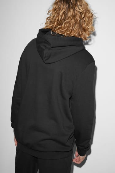 Heren - Hoodie - zwart