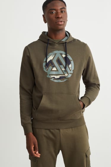 Heren - Hoodie  - groen