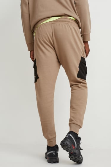 Home - Pantalons de xandall - gris marronós
