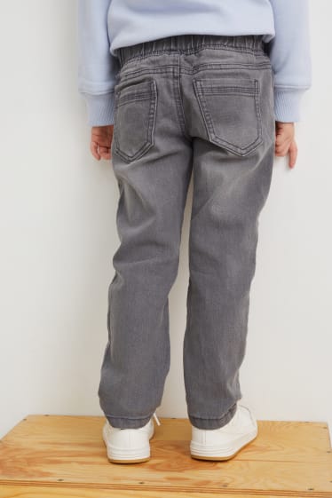 Kinderen - Slim jeans - jeansgrijs