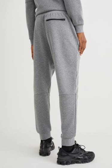 Hommes - Pantalon de jogging - fitness - gris chiné