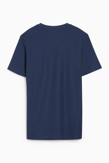 Heren - T-shirt - donkerblauw