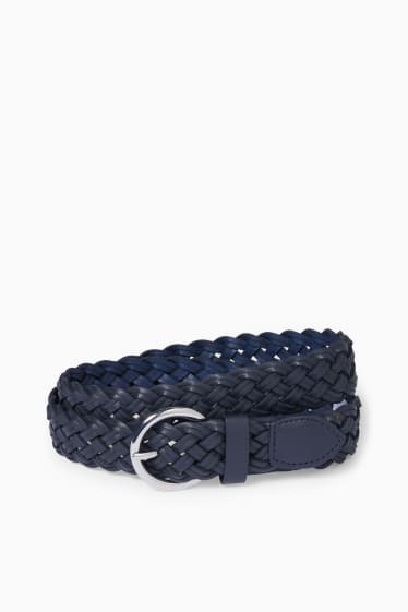 Femmes - Ceinture - synthétique - bleu foncé