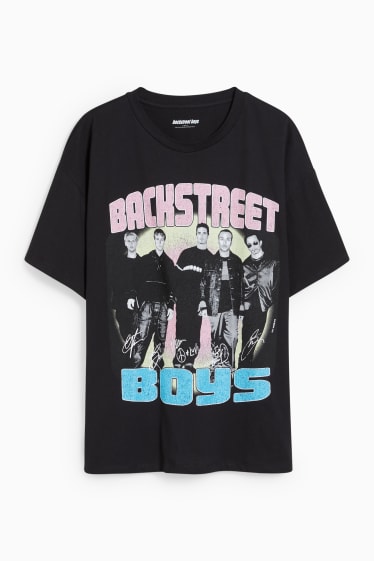 Nastolatki - CLOCKHOUSE - T-shirt - Backstreet Boys - czarny