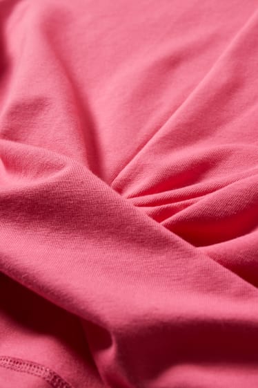 Damen - CLOCKHOUSE - Crop T-Shirt - pink