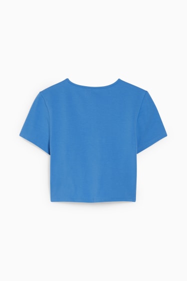 Femmes - CLOCKHOUSE - T-shirt court - bleu