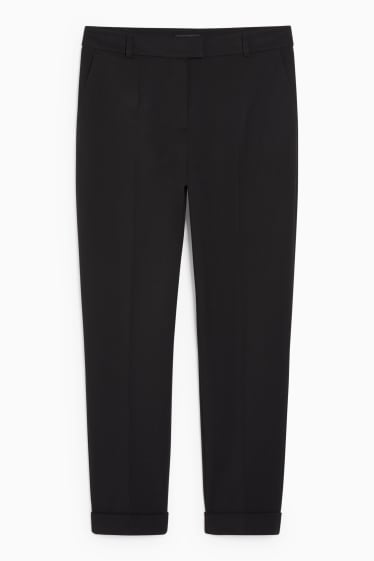 Women - Business trousers - regular fit - 4 Way Stretch - black