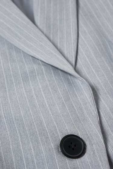 Women - Business blazer- regular fit - 4 Way Stretch - light gray